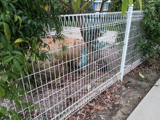 Με επίστρωση Pvc Τρισδιάστατη κάμψη καμπυλωτού κήπου Φράχτη από συρμάτινο πλέγμα γαλβανισμένος χάλυβας