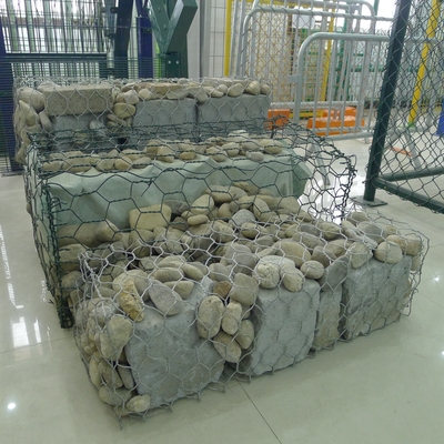 Τραπέζι + πλαστική ταινία Gabion Σύστημα φράχτη Ζυγισμένα σάκοι από πέτρα κλουβιά