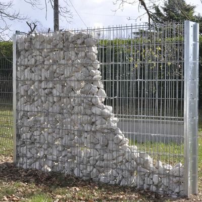 Ζεστό βουτηγμένο γαλβανισμένο 4mm συγκολλημένο σύρμα Gabion καλάθια για τοίχο υποστήριξης