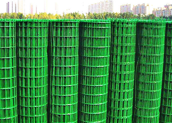 Ντυμένος PVC υφαμένος 50*50 φράκτης κήπων πλέγματος καλωδίων