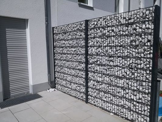 Ντυμένα PVC κλουβιά διατηρώντας τοίχων Gabion φρακτών