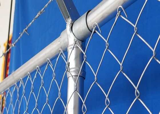 Γαλβανισμένο PVC που ντύνει το διακοσμητικό φράκτη κήπων συνδέσεων αλυσίδων 4.8mm