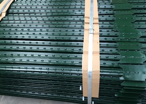 7 Φουτ πράσινο χάλυβα φράχτη T Post σκόνη επικαλυμμένη 0,83 λίβρες ανά πόδι