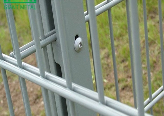 50×200mm Ασφάλεια κήπου Δίδυμο σύρμα πλέγμα Φράχτης / Φράχτης θερμική επεξεργασία