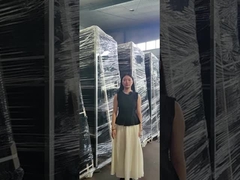 Πράσινο 3D φράχτη σε ξύλινη παλέτα που αποστέλλεται στις Φιλιππίνες