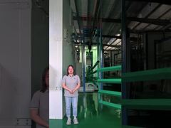 Ελαφρύ σωληνωτό χάλυβα φράχτη μετά από σκόνη επικαλυμμένο