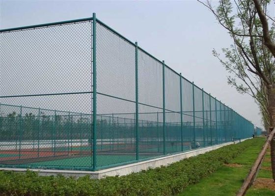 ποιότητας  ISO14001 PVC Coated Wire Mesh Diamond Chain Link Fence Εργοστάσιο