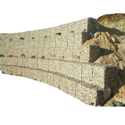 2m X 1m X 0.5m Σύστημα φράχτη Gabion υψηλή αντοχή