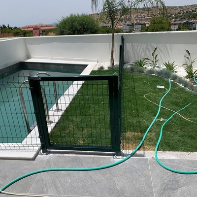 Κίνα πολύχρωμα 3D διακοσμητικό σπίτι μαύρο καμπυλωτό συγκολλημένο σύρμα πλέγματος φράχτης κήπου Ασφάλεια γαλβανισμένο PVC επικαλυμμένο πλέγματος φράχτη cl