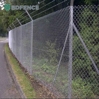 Τρίχωμα κυκλώνα φράχτης για τον κήπο σε 8ft ύψος και 2,0-6,0mm διάμετρος σύρμα