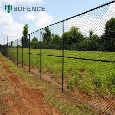 76mm Post Rail Chain Link Fence Τέλεια επιλογή για αθλητικά πεδία και πίσω αυλές