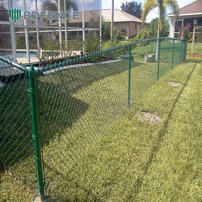 76mm Post Rail Chain Link Fence Τέλεια επιλογή για αθλητικά πεδία και πίσω αυλές