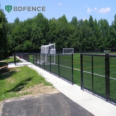 76mm Post Rail Chain Link Fence Τέλεια επιλογή για αθλητικά πεδία και πίσω αυλές
