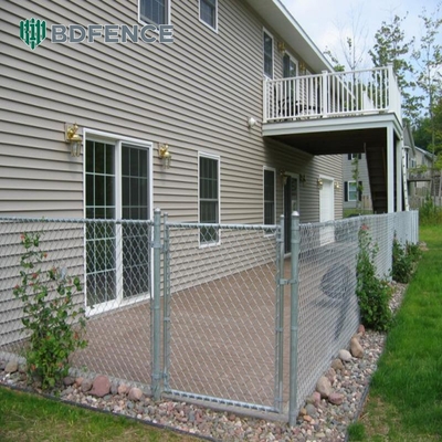 9 10 Γεμίδα 5ft 6ft 7ft 8ft 10ft Powder Coated Galvanized Chain Link Φράχτης
