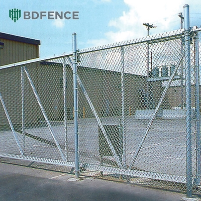 9 10 Γεμίδα 5ft 6ft 7ft 8ft 10ft Powder Coated Galvanized Chain Link Φράχτης