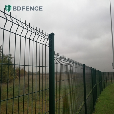 Υψηλής Ασφάλειας Σύρμα Mesh Φράχτης 3D V Bending Curved Garden Farm Φράχτης για την ασφάλεια περιμέτρου
