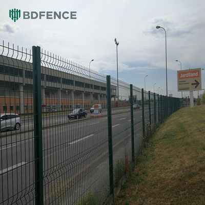 Υψηλής ποιότητας Γαλβανισμένο Χάλυβα Μεταλλικό PVC Επιχρισμένο 3d v Κουμπώμενο Κουρδισμένο Κήπο Ζυγισμένο Πίνακα Σύρματος