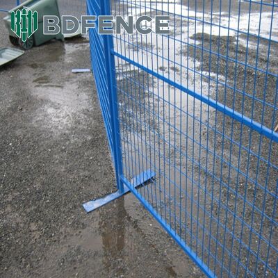 Καναδική αγορά 6 x 10 ft Κατασκευαστικό χώρο Κινούμενα γαλβανισμένα προσωρινά φράχτες