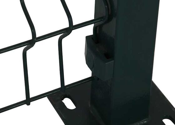 3d V Mesh Φράχτης Pvc Πράσινο / Μαύρο / Γκρίζο Χάλυβα Φράχτης Wire Mesh Ασφάλεια