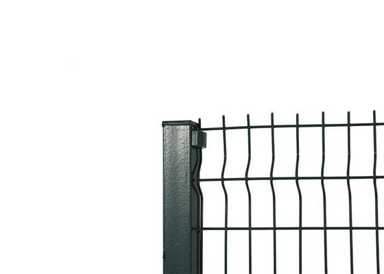 3d V Mesh Φράχτης Pvc Πράσινο / Μαύρο / Γκρίζο Χάλυβα Φράχτης Wire Mesh Ασφάλεια