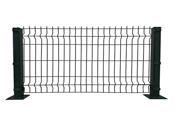 3d V Mesh Φράχτης Pvc Πράσινο / Μαύρο / Γκρίζο Χάλυβα Φράχτης Wire Mesh Ασφάλεια