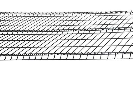 3d V Mesh Φράχτης Pvc Πράσινο / Μαύρο / Γκρίζο Χάλυβα Φράχτης Wire Mesh Ασφάλεια