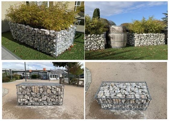 Καλάθια καλωδίων Gabion κιβωτίων Gabion πλέγματος καλωδίων για το πέτρινο σύστημα φρακτών Gabion διατηρώντας τοίχων