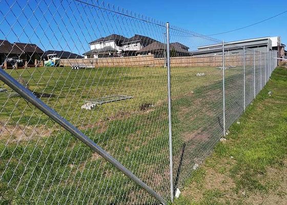 8 Ft Ζυγισμένο PVC Επιστρωμένο Cyclone Wire Mesh Chain Link Fence Roll Για τις Φιλιππίνες