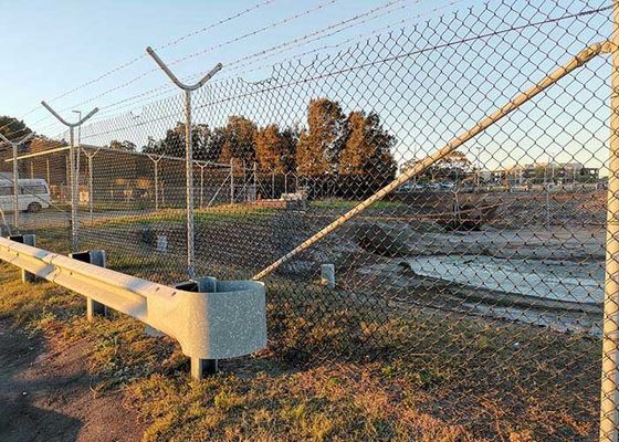 4.5mm μετά το επικάλυψη PVC Ζυγισμένο διαμαντένιο φράχτη αλυσίδα σύνδεσης για το παιχνίδι εργοστάσιο