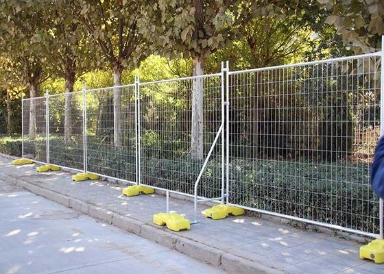 2.1M * 2.4m Αυστραλία Ανασυρόμενο προσωρινό φράχτη τετραγωνική τρύπα