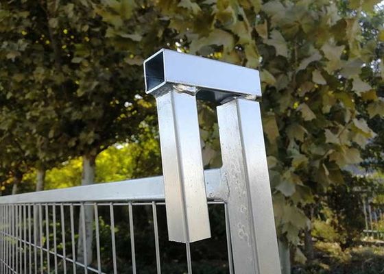 Καυτό βύθιση γαλβανισμένο Καναδά Square Tube κατασκευή φορητό προσωρινό φράχτη