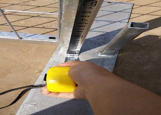 Καυτό βύθιση γαλβανισμένο Καναδά Square Tube κατασκευή φορητό προσωρινό φράχτη