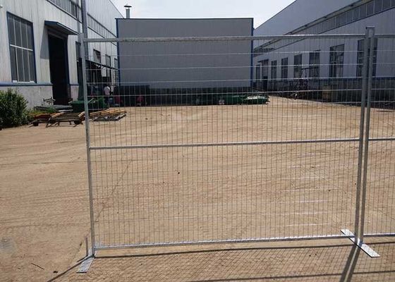 Ζεστή πώληση 6x10 Κατασκευαστική εκδήλωση Καναδάς Προσωρινά φράχτες με πορτοκαλί χρώμα