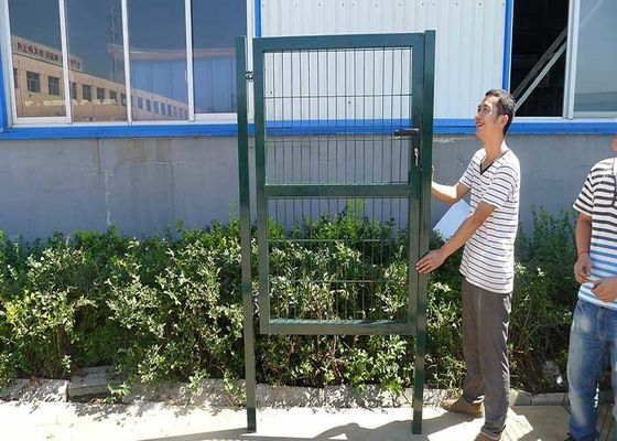 Διακόσμηση κήπου Χαμηλό 3D ατσάλινο σύρμα γαλβανισμένο επικαλυμμένο φράχτη στο Sliver