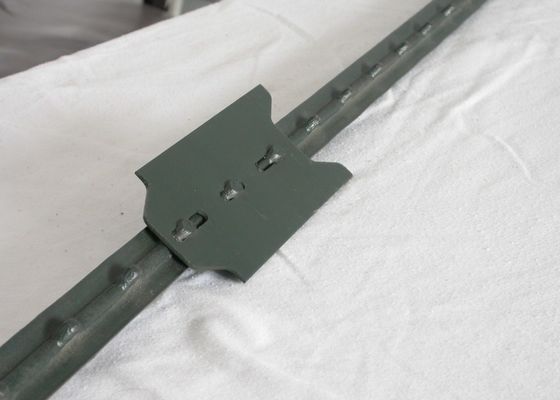 θέση φρακτών 8ft 1.33lbs/Ft πράσινη χρωματισμένη στερεωμένη Τ
