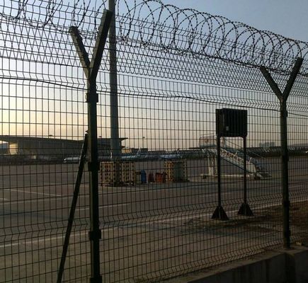 Ντυμένος σκόνη αερολιμένας που περιφράζει τη μετα ασφάλεια τύπων 50*200mm Υ