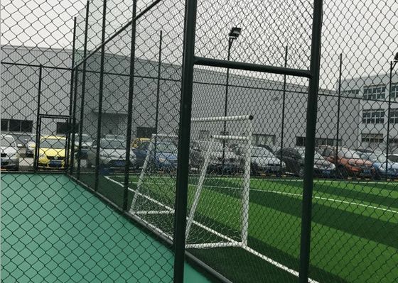 8 ft High X 25 ft Rolls Pvc Coated Diamond Shape Wire Mesh Steel Galvanize Chain Link Fence Το φράχτη είναι κατασκευασμένο από πολυεστέρες.