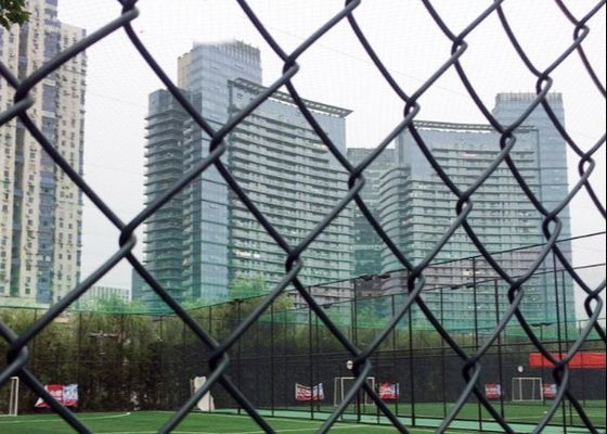 8 ft High X 25 ft Rolls Pvc Coated Diamond Shape Wire Mesh Steel Galvanize Chain Link Fence Το φράχτη είναι κατασκευασμένο από πολυεστέρες.