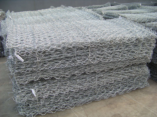 Ζυγγαρισμένο επίστρωμα Gabion Mesh Φράχτης 200mm Ζυθοποιημένο Για Συστήματα Υποστήριξης Τείχων