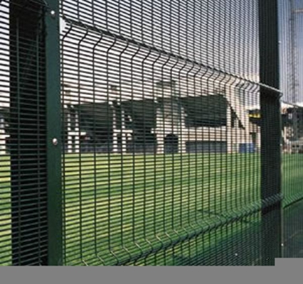 Ζυγισμένο συγκολλημένο 358 πλέγμα φράχτης που καλύπτεται με σκόνη εξωτερικά